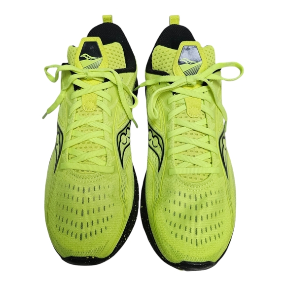 Saucony Kinvara 13 mens Running Shoe, Citron/black Size 7.5 - Picture 6 of 10